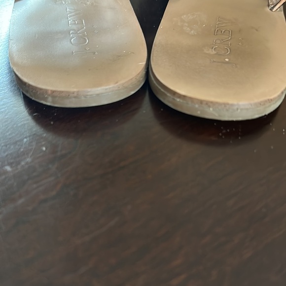 J. Crew Factory Calf Hair Leopard Print Sandals Size 8 Preppy Animal Print Chic - Picture 6 of 9